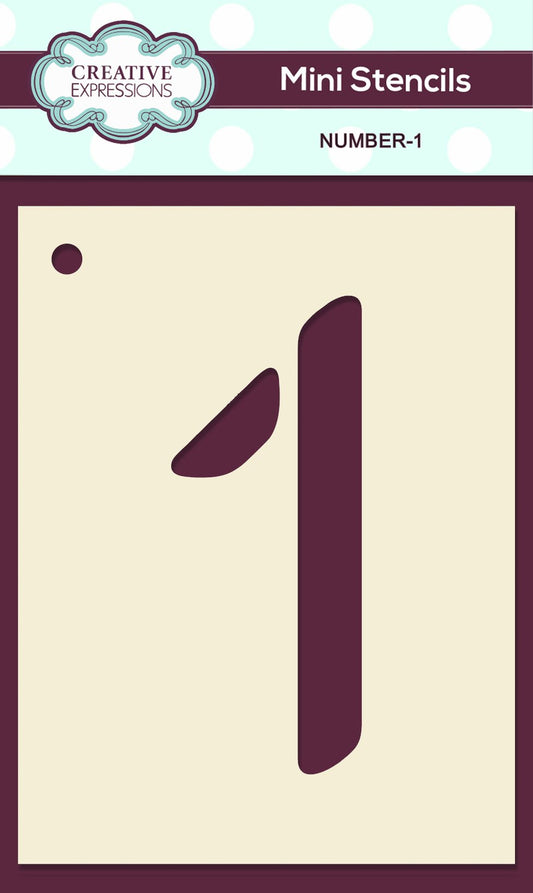 Mini numéros de pochoir