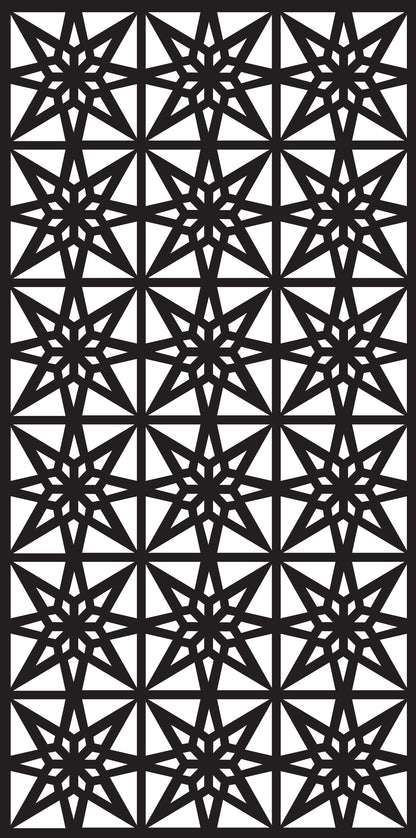 Creative Expressions Patchwork Mosaic DL Stencil 4 in x 8 in (10.0 x 20.3 cm)