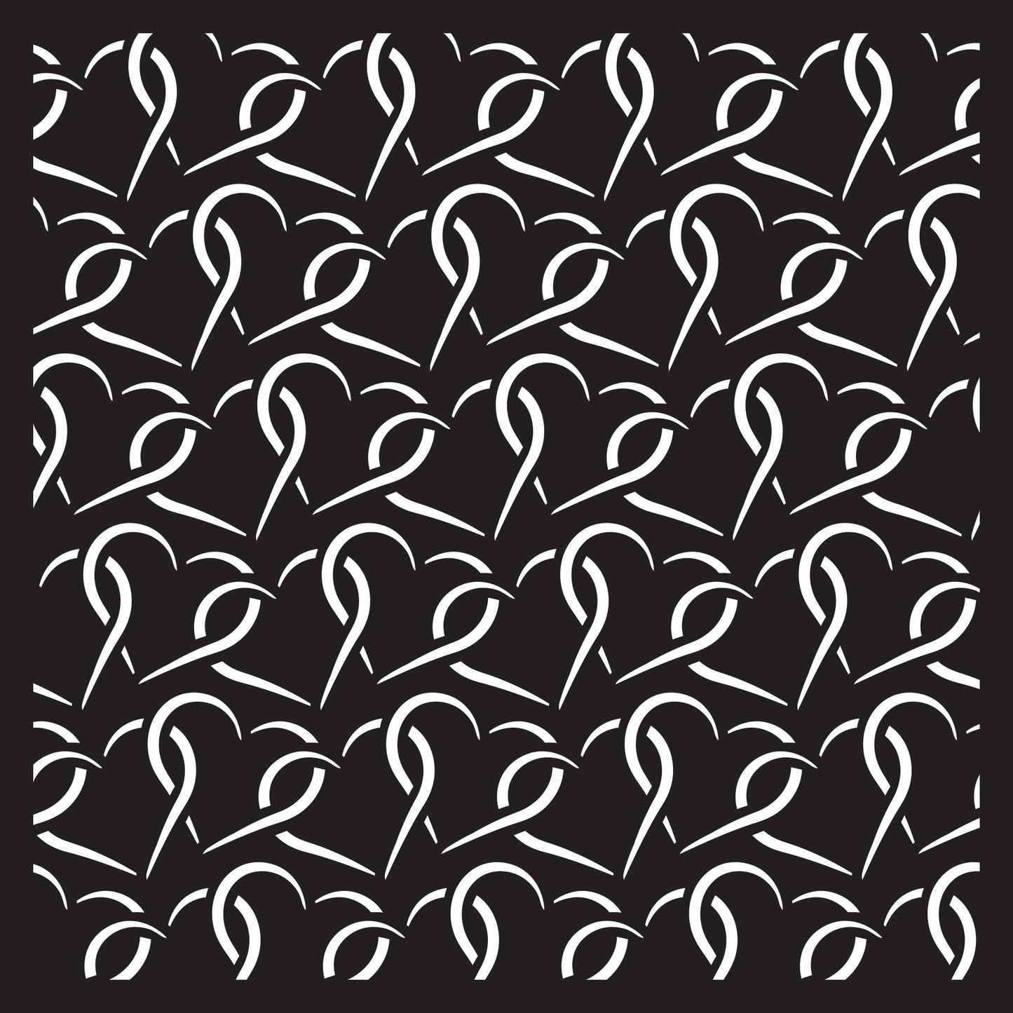 Creative Expressions Entwined Love Jamie Rodgers 6 in x 6 in Stencil