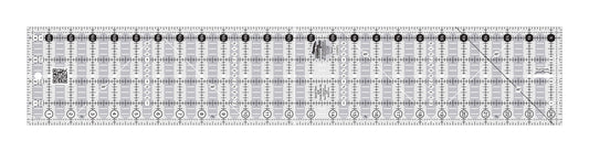 Creative Grids Quick Trim And Circle Quilt Ruler Two 4-1/2in x 24-1/2in
