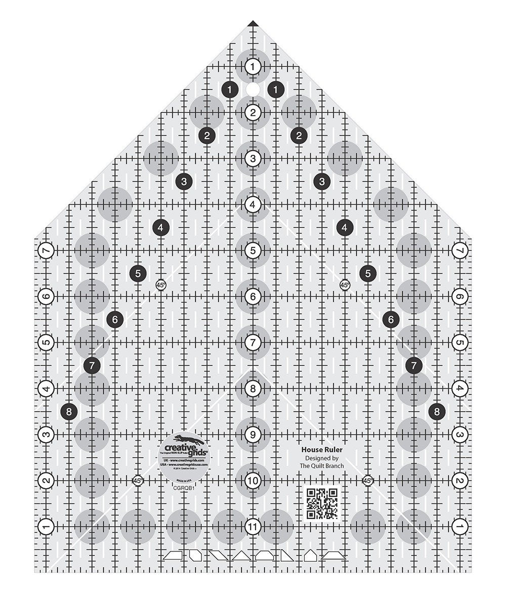 Règle de courtepointe Creative Grids « Maison »