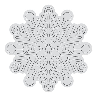 Snowflake Outline Stamp (1pc)