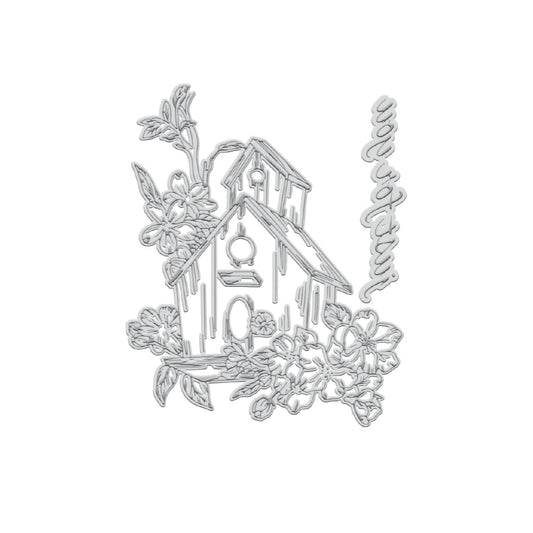 GoLetterPress Impression Stamp - Stamp 4 - Just for You Home Floral