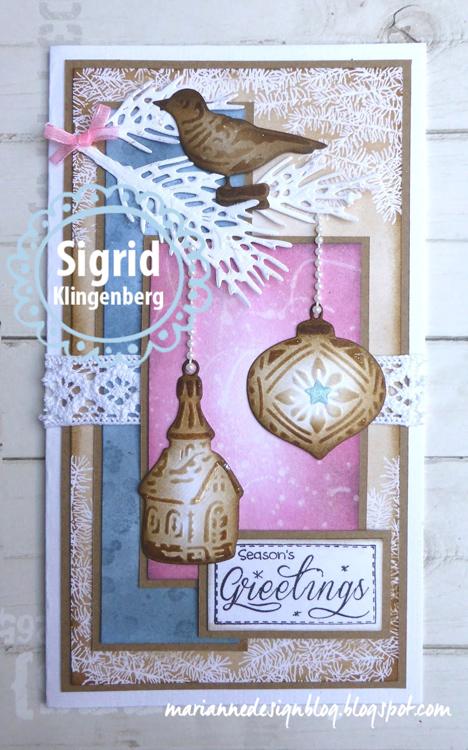 Marianne Design: Dies Craftables - Tiny's Ornaments Oiseaux