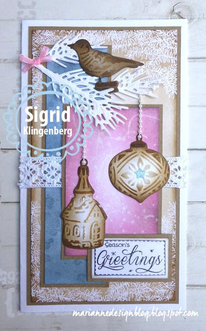 Marianne Design: Dies Craftables - Tiny's Ornaments Oiseaux