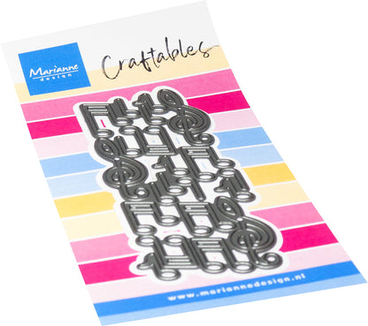 Marianne Design Craftables Die - Punch Die XL - Music