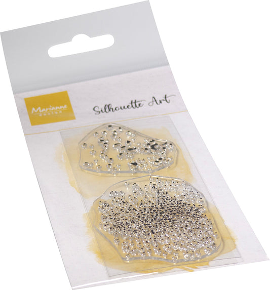 Marianne Design Tampon Transparent - Silhouette Art Splatter