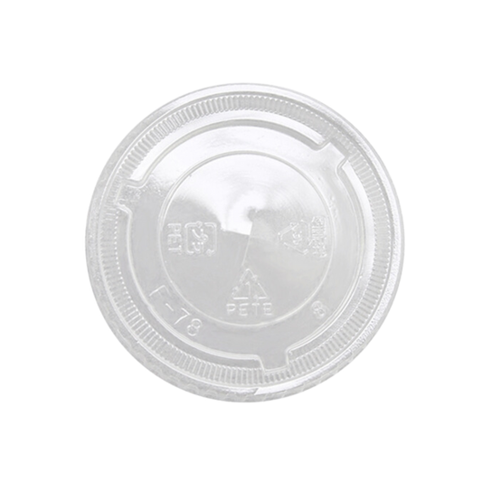 78mm PET Flat Lid for 9 and 10 oz PET Cups