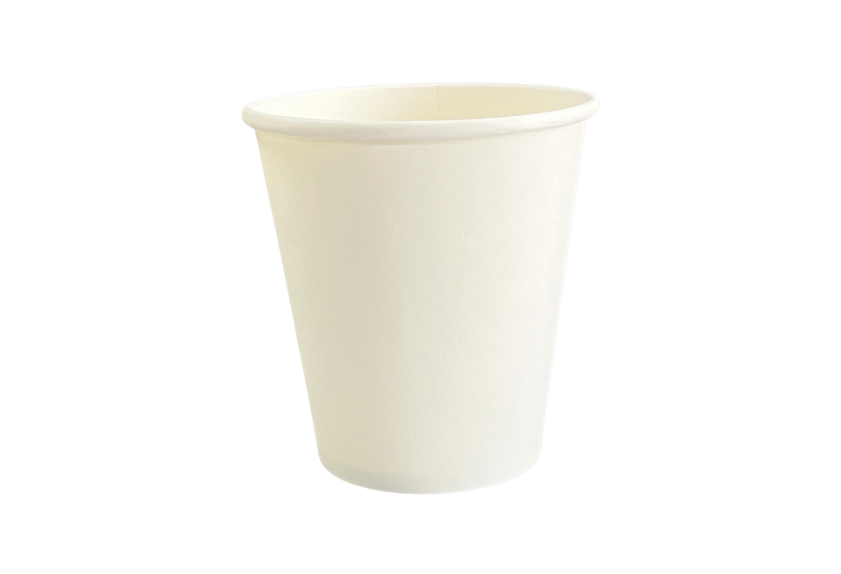 10 oz Disposable White Paper Hot Cups (1000-Count Case)