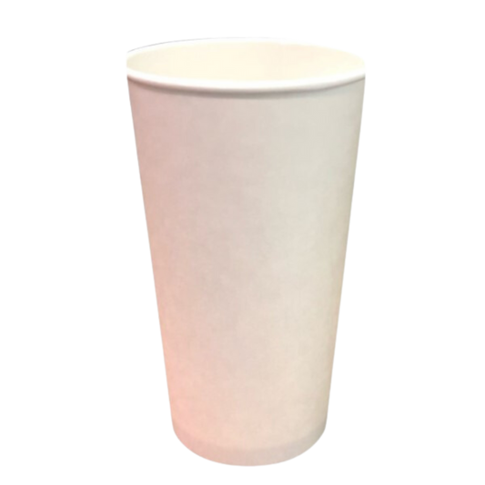 20 oz White Paper Hot Cups