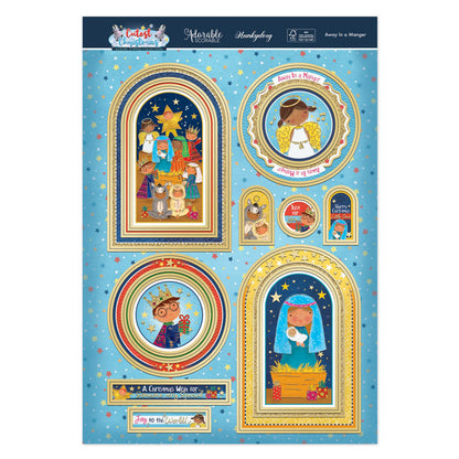 Away in a Manger Luxury Topper Set