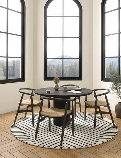 Calator Black & Ivory Rug