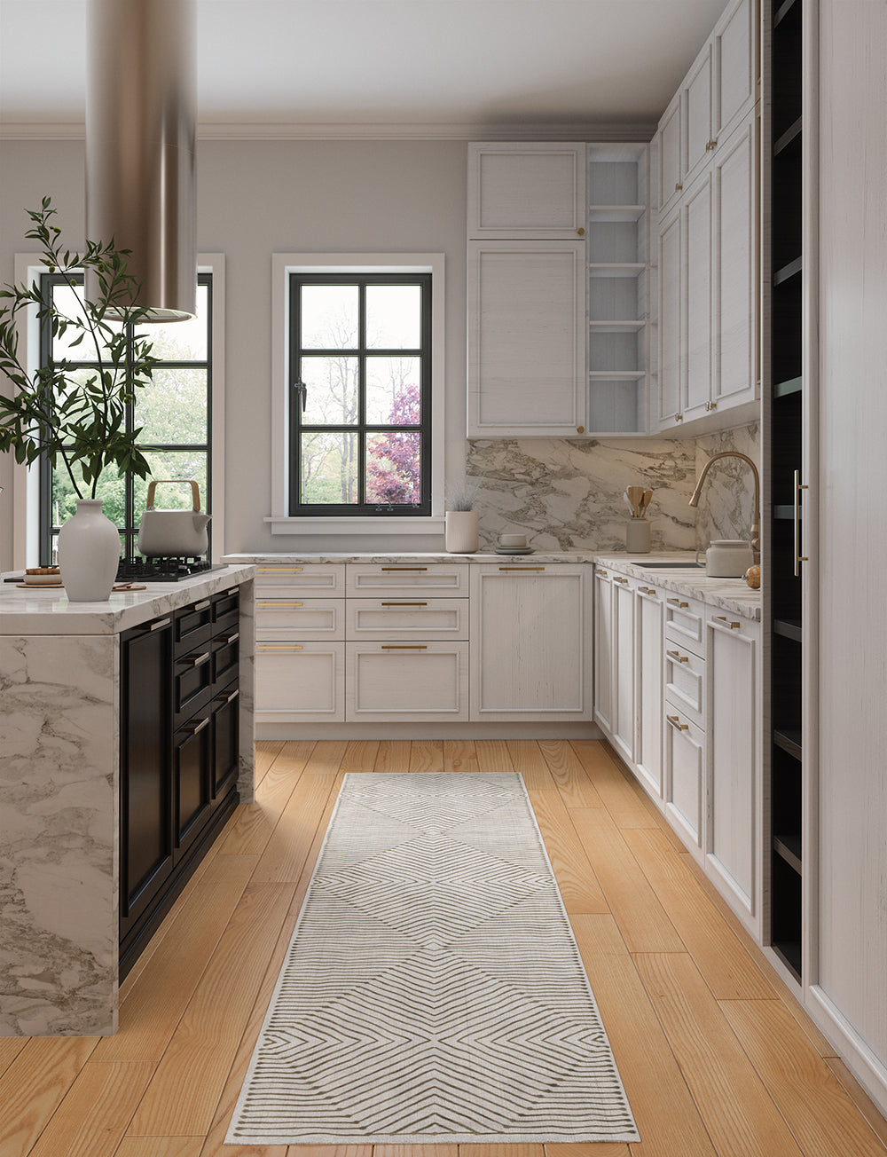 Calator Gold & Ivory Rug