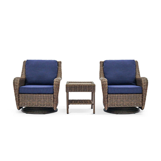 Ensemble de bistro chaises pivotantes Cambridge
