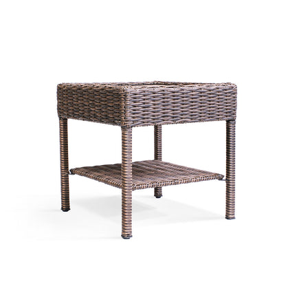 Table d'appoint d'extérieur en osier Cambridge