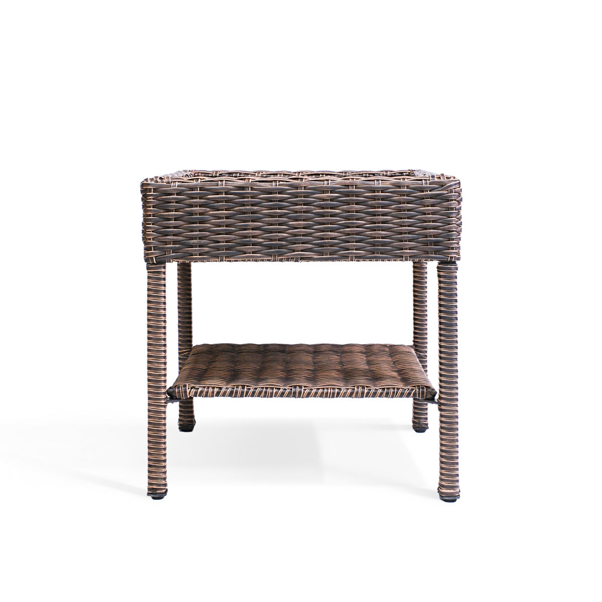 Table d'appoint d'extérieur en osier Cambridge