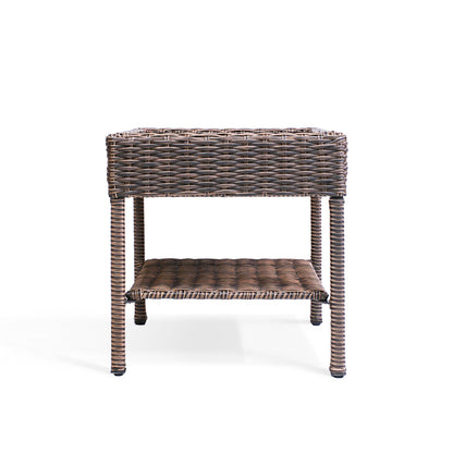 Table d'appoint d'extérieur en osier Cambridge