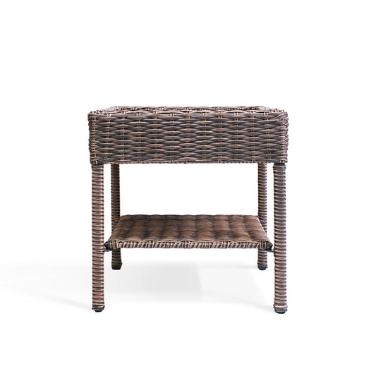 Table d'appoint d'extérieur en osier Cambridge