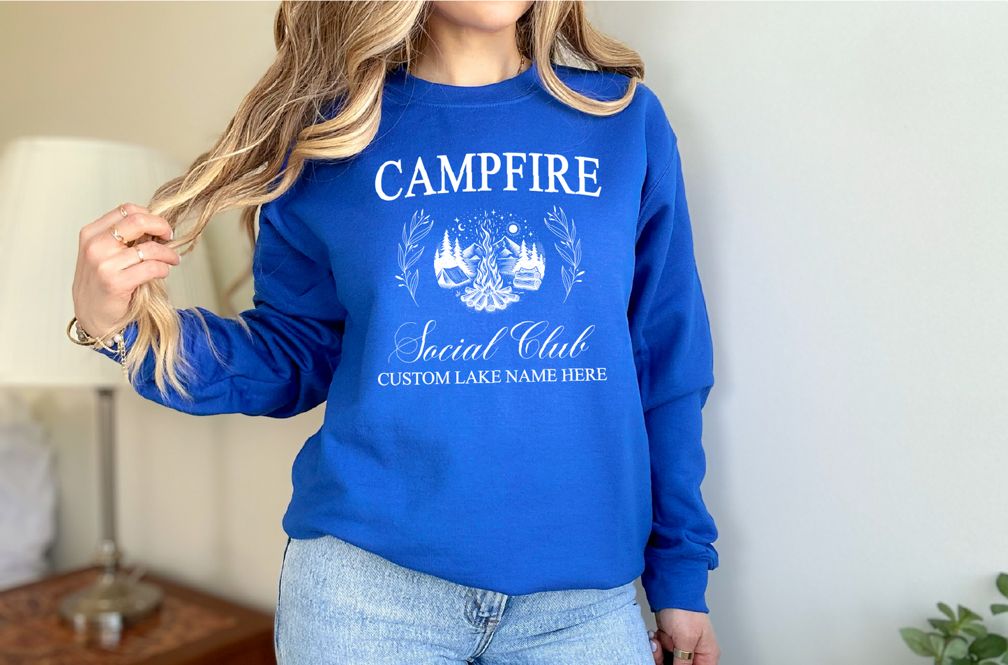Sweat-shirt personnalisé Campfire Social Club | Vêtements d'été | Vêtements personnalisés