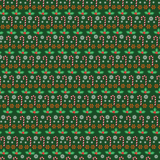 Craft HTV  Christmas Candy Canes Pattern 6