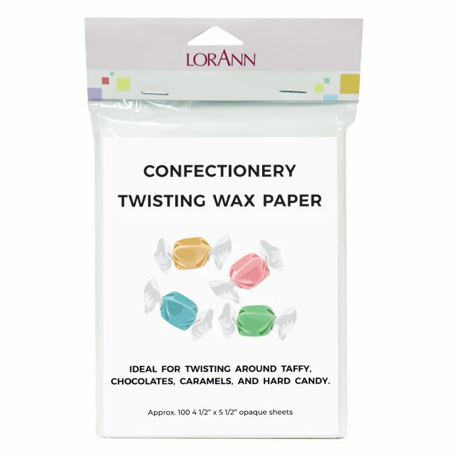 Twisting Wax Paper - 100 pack, 2000 pack - Candy Accessories - Canadian Distribution - Ships Free Within Canada on Orders Above CAD $199
