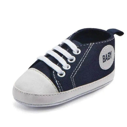 Canvas Sports Sneakers Baby First Walkers Soft Sole Anti-slip Shoes