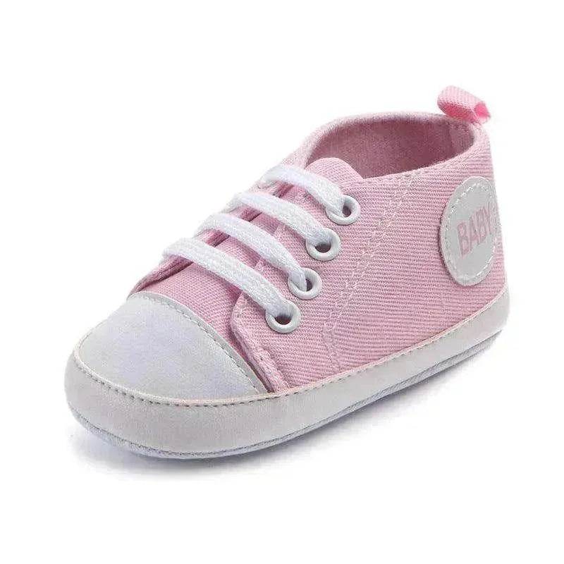 Canvas Sports Sneakers Baby First Walkers Soft Sole Anti-slip Shoes