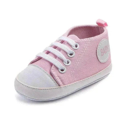 Canvas Sports Sneakers Baby First Walkers Soft Sole Anti-slip Shoes