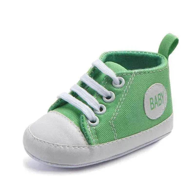 Canvas Sports Sneakers Baby First Walkers Soft Sole Anti-slip Shoes