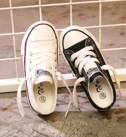 Chaussures en toile antidérapantes, chaussures décontractées, chaussures parent-enfant, nouvelles chaussures bébé, chaussures blanches
