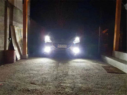 Car Lights Styling High Power 6000K White LED Fog Bulbs H10 Socket