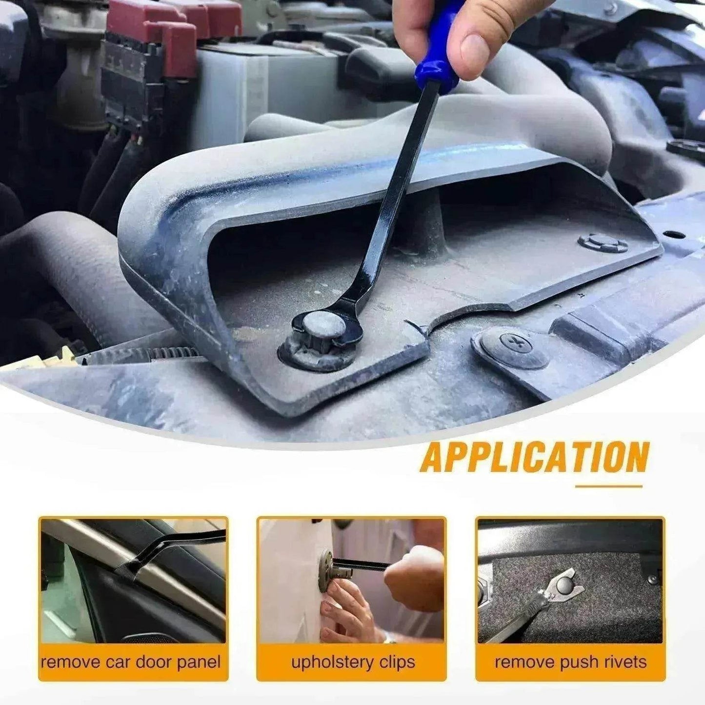 Car Trim Removal Tool Kit Set for Door Panel Fastener Dashboard