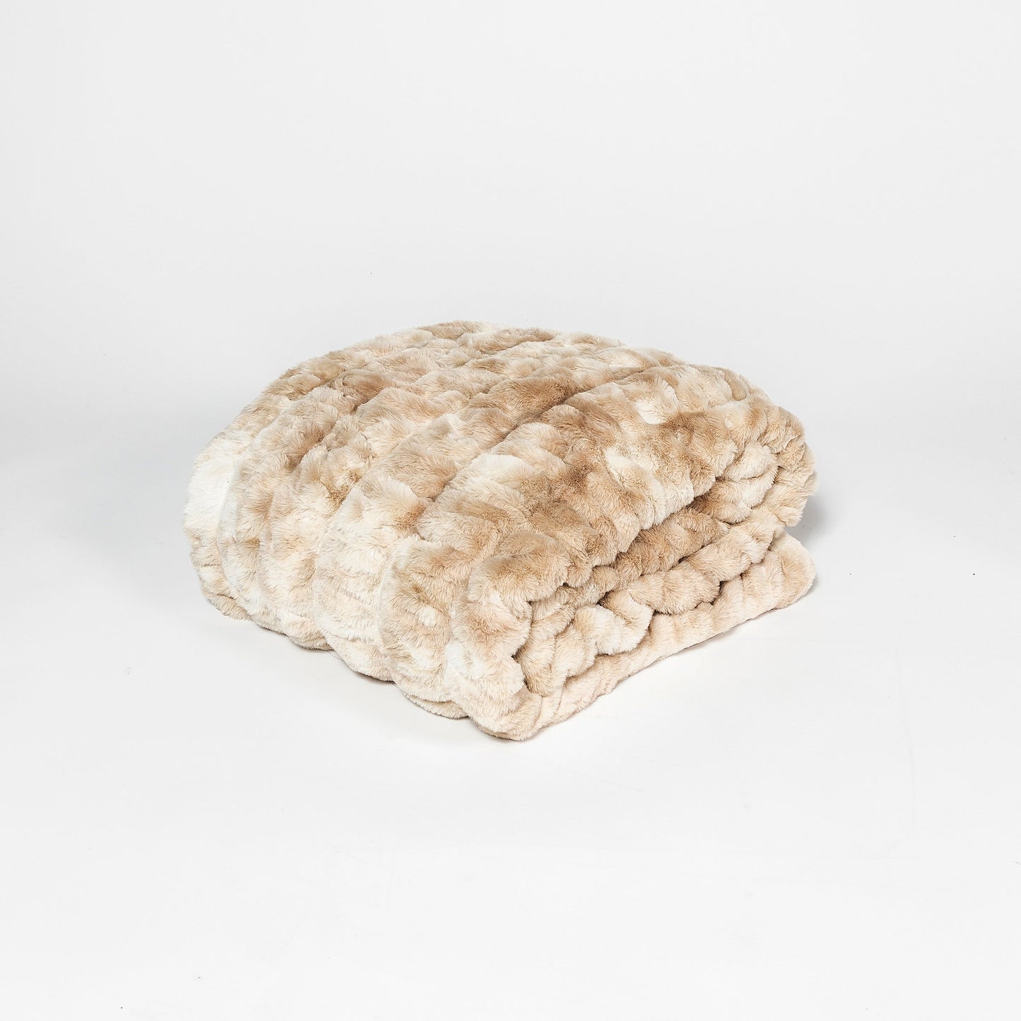 Caramel Swirl Double-sided Minky Blanket