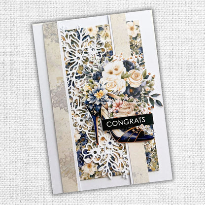 Collection de papiers 15x15 cm Les Essentiels de la Fleur de Mariage 31746