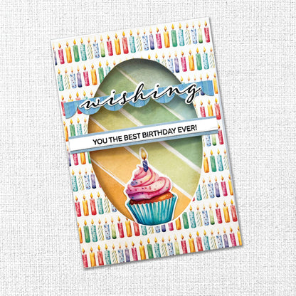 Wishing & Sending Sentiments Clear Stamps 34395