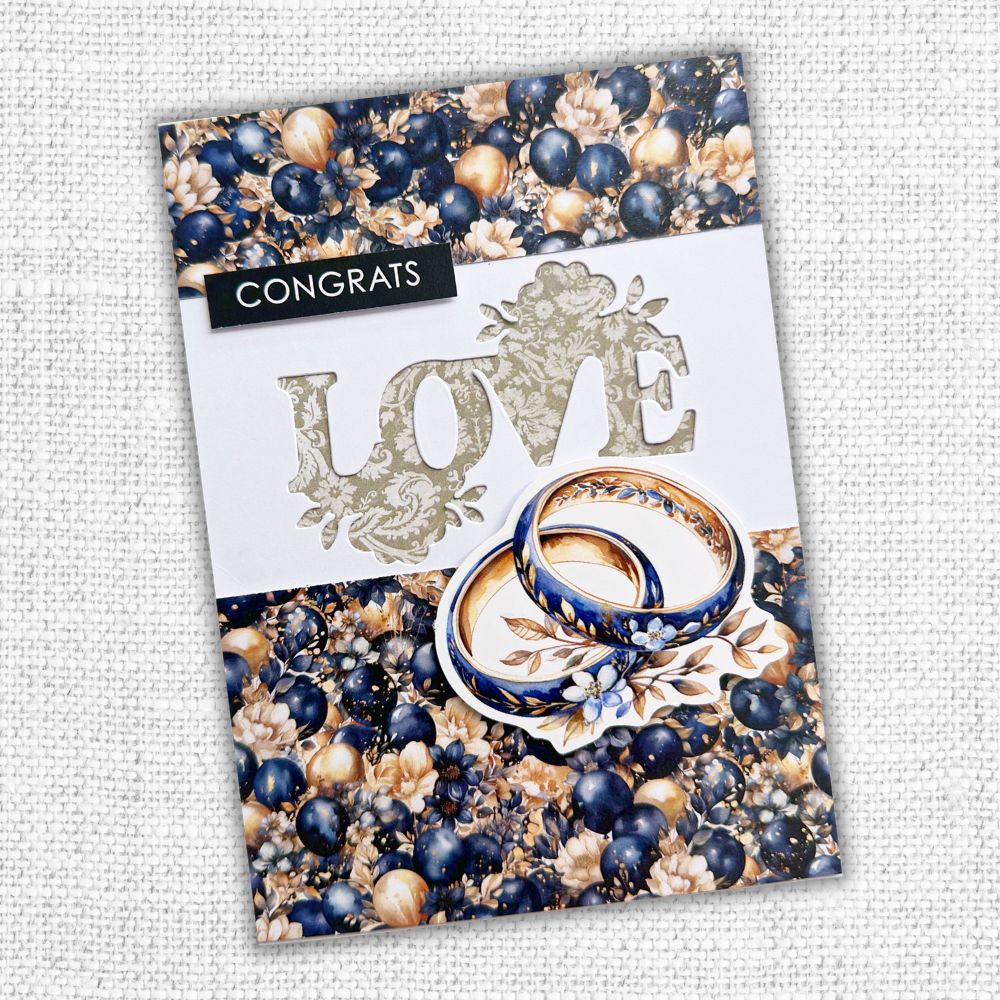 Collection de papiers 15x15 cm Les Essentiels de la Fleur de Mariage 31746