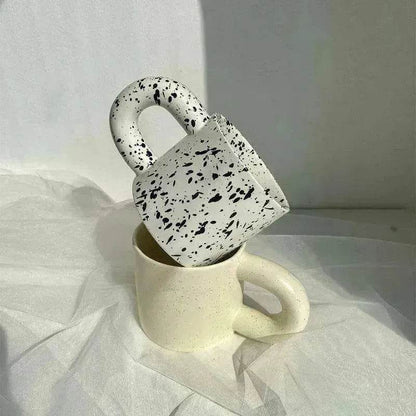 Ceramic Rose Chequered and Many Other Mark Mug