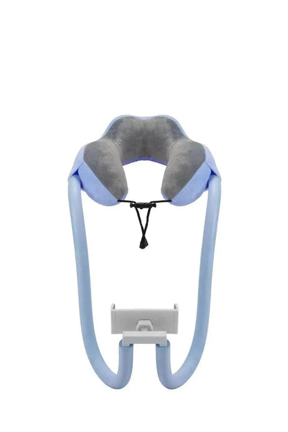 Cervical spine neck pillow mobile phone holder