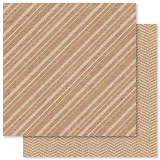 Charlie's Kraft Patterns D 12x12 Paper (12pc Bulk Pack) 33162
