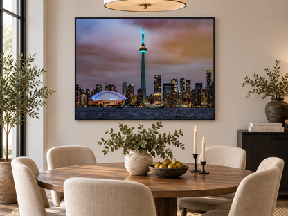 Toronto CN Tower & Rogers Centre | Skyline Canvas Wall Art