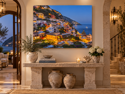 Vibrant Amalfi Coast - Canvas Print-Skyline