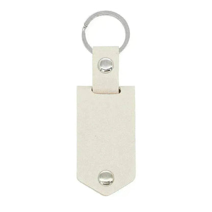 Chick & Unique Leather Photo Stainless steel UV Color Printed Keychain