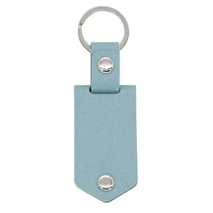 Chick & Unique Leather Photo Stainless steel UV Color Printed Keychain