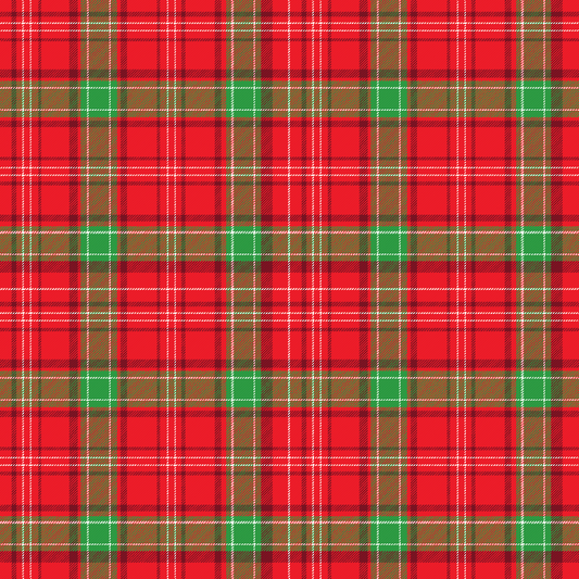Craft HTV Christmas Plaid Pattern 1