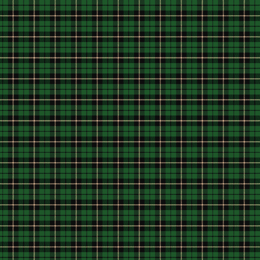 Craft HTV Christmas Plaid Green Pattern
