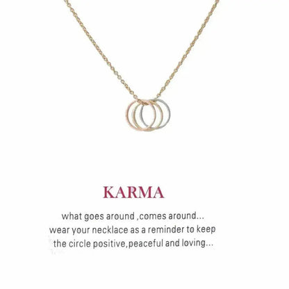 Circle necklace