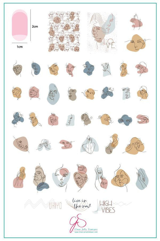 Clear Jelly Stamper - Mod Life Human Form