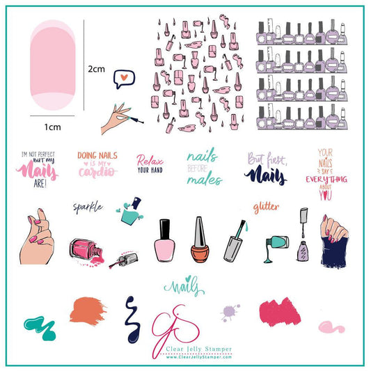 Tampon transparent en gelée - Mais d'abord, les ongles