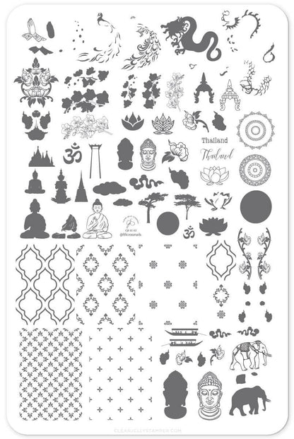Clear Jelly Stamper - My Thai Stamping Plate