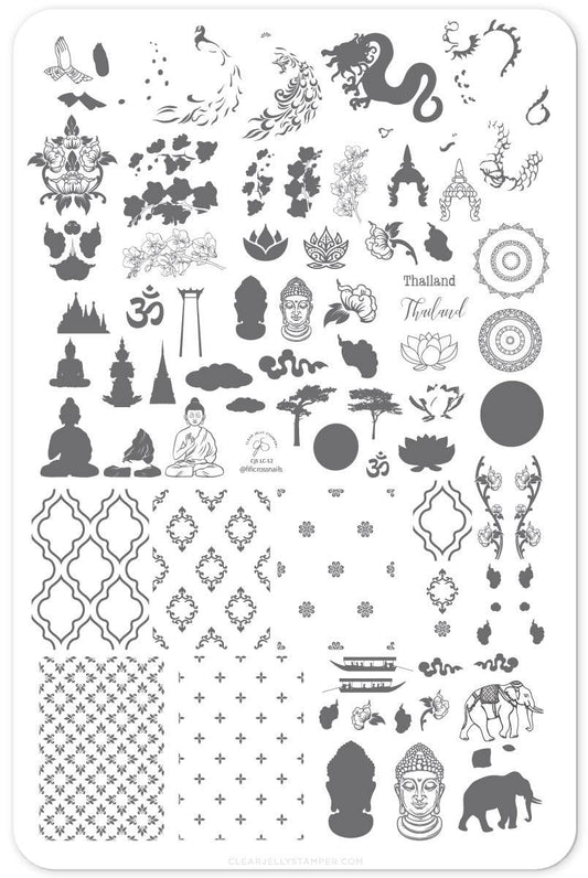 Clear Jelly Stamper - My Thai Stamping Plate